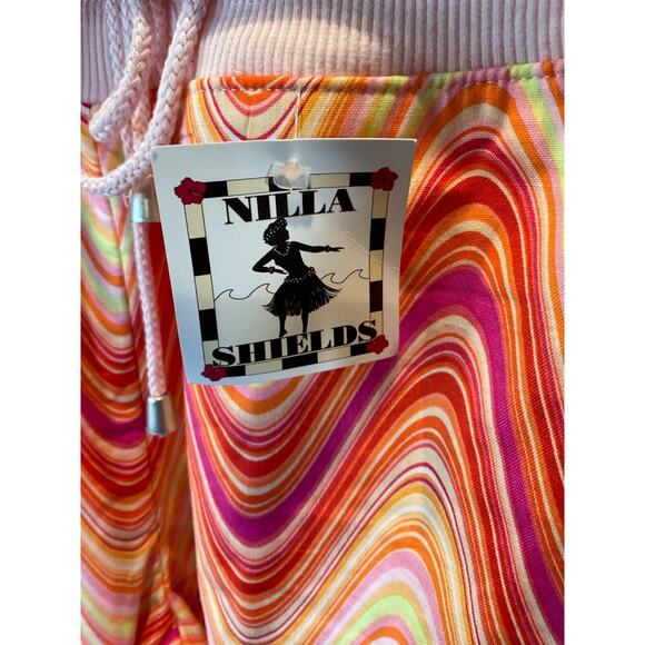 Nilla Shields Women’s Capri Pants Size M (Runs Small) Drawstring Cotton NWT - Picture 6 of 11